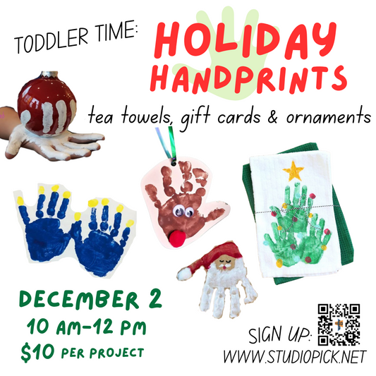 (12/2) Toddler Time - Holiday Handprint