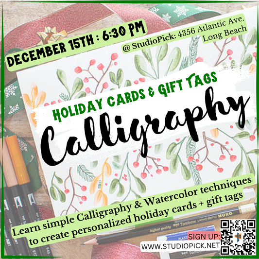(12/15) Calligraphy Cards & Gift Tags