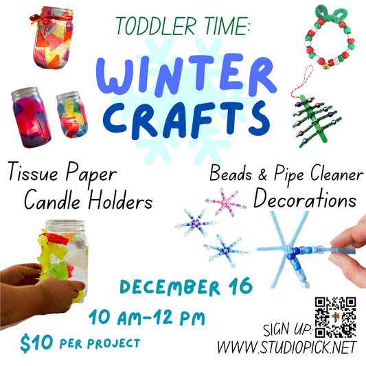 (12/16) Toddler Time: Winter Crafts